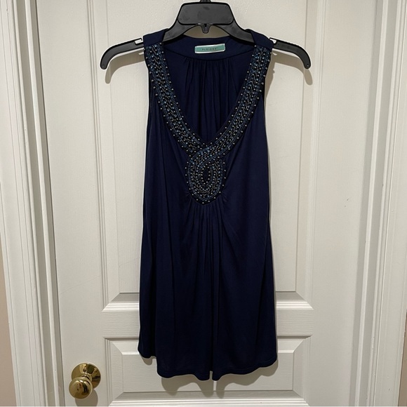 Pleione (Nordstrom Brand) Embellished Tank Top - Size S - Picture 2 of 6